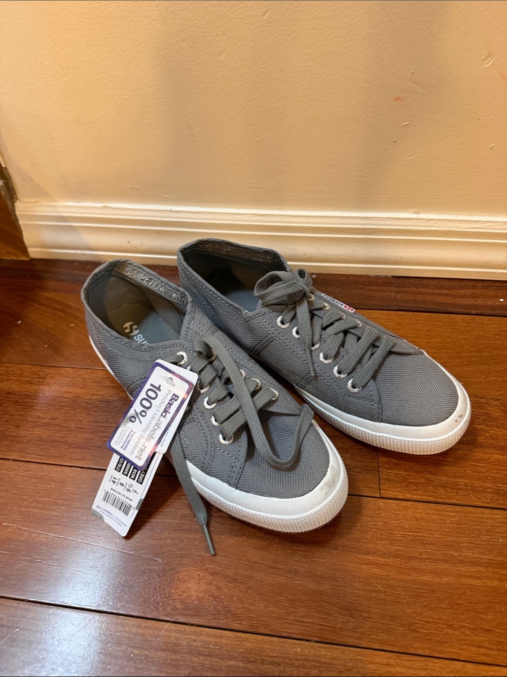 NWT: Superga Gray 2750 Cotu Classic